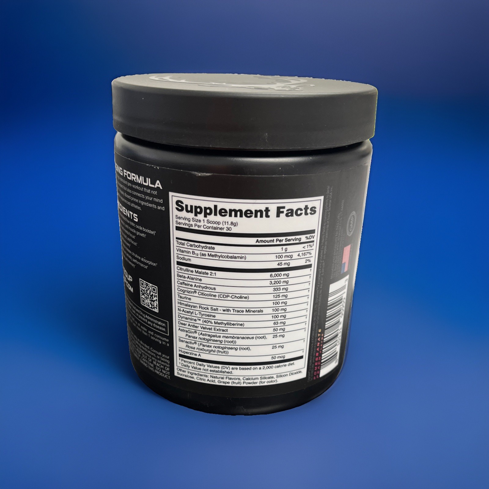 BUCKED UP NOOTROPIC PRE-WORKOUT PEACH POM HIGH STIM 30 SERV – 12.5 OZ EXP. 10/27