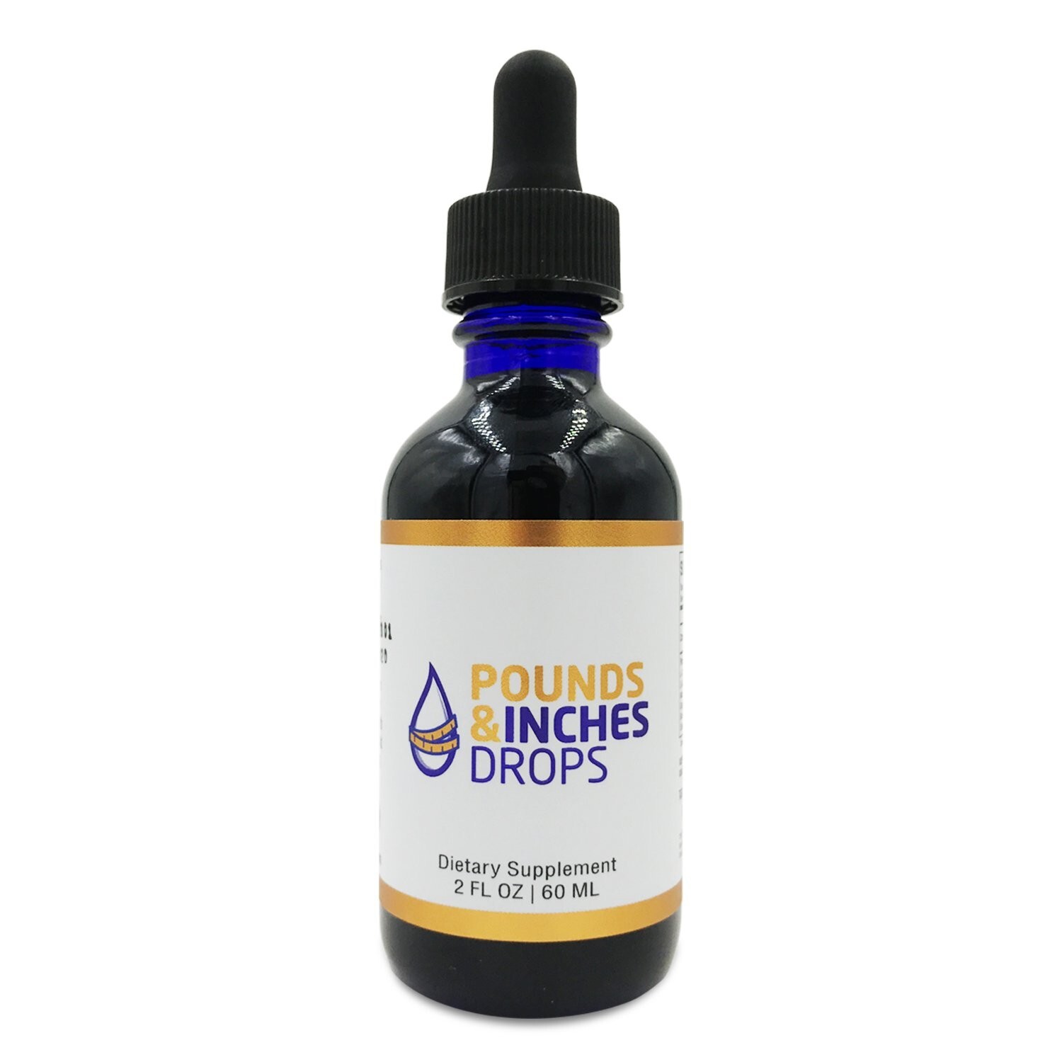 Pounds and Inches Drops for Weight Loss, 2 Oz. Bottle 2 Fl Oz (Pack of 1)