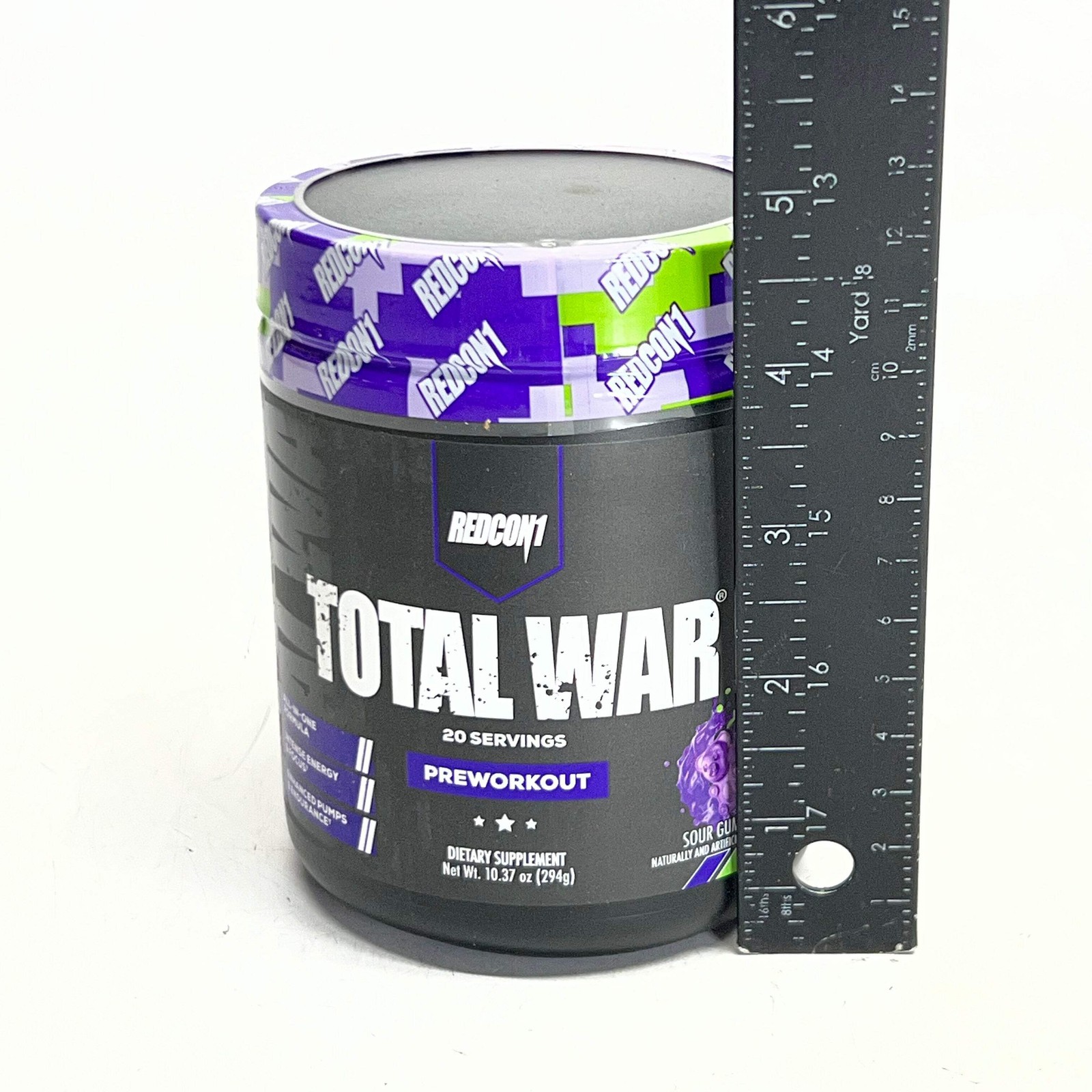 REDCON1 Pre-Workout, Sour Gummy Bear 20 Serving 10.37 oz BB 11/28