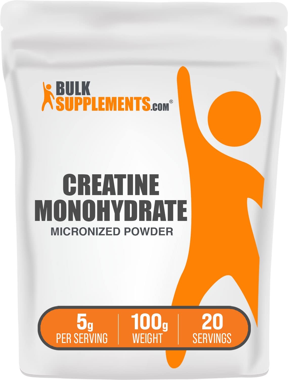 Micronized Creatine Monohydrate Powder 5G Nutritional Supplement Unflavored