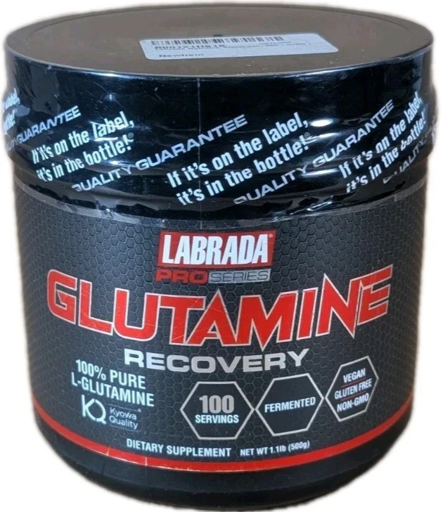 Labrada Pro Series Glutamine Recovery 100 Servings 500 Grams Exp 5/2027