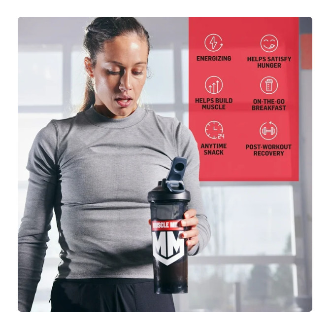 Muscle Milk Genuine Protein Powder, Vanilla, 32g Protein, 1.9lb, 30.9oz