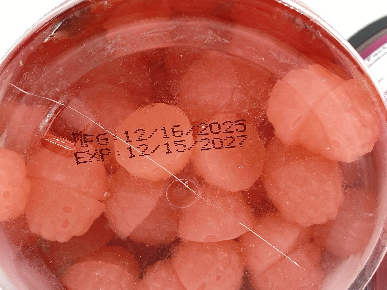 Cnthdi Creatine Monohydrate Gummies Peach & Raspberry 6000mg 120 Ct. Each