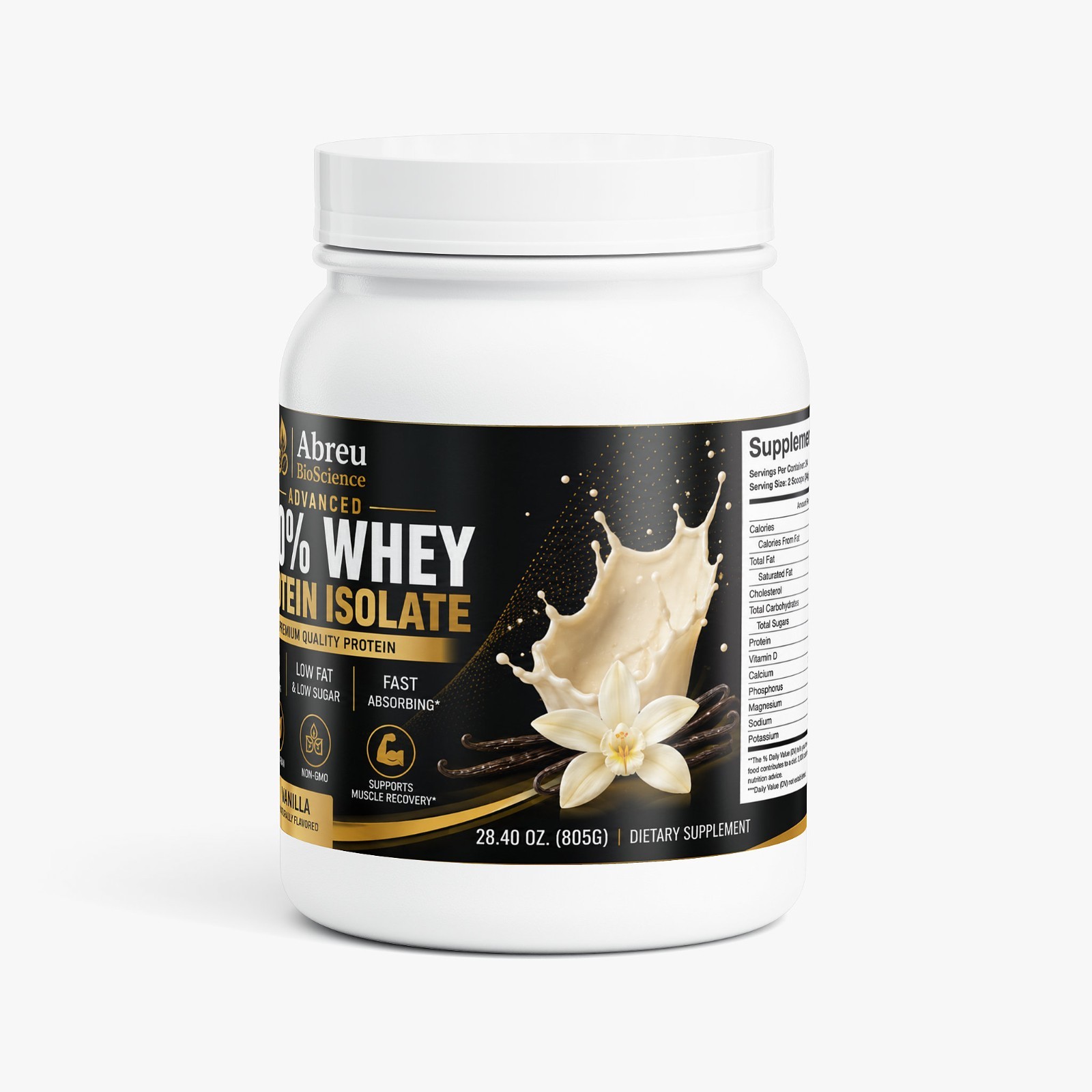 Advanced 100% Whey Protein Isolate (Vanilla)