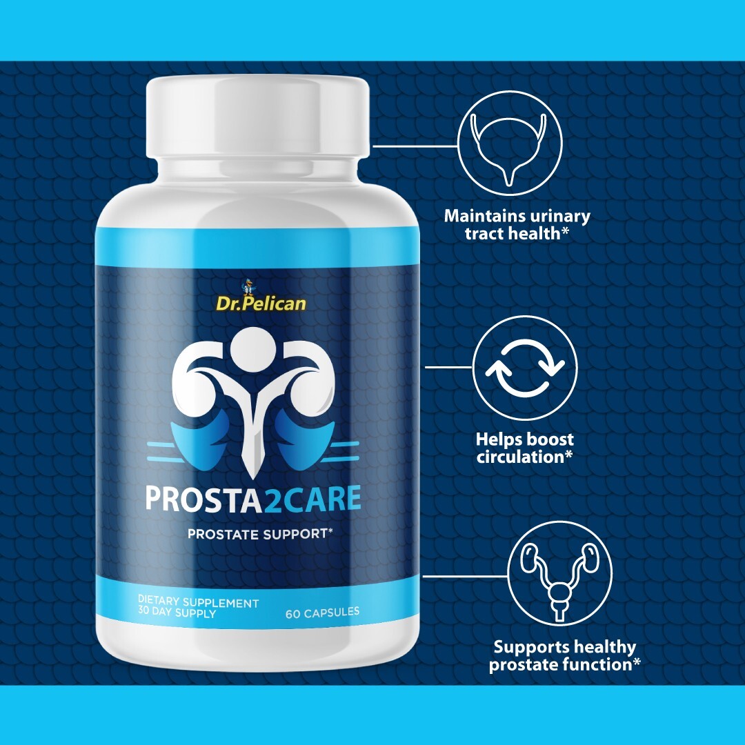 Prosta2Care- Prostate Support- 4 Bottles- 240 Capsules