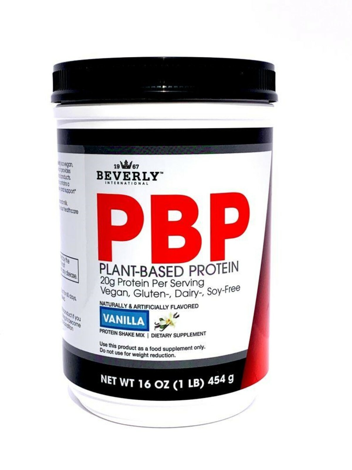 Beverly International PBP (Plant-Based Protein), Vegan, Gluten-, Dairy-,Soy-Free