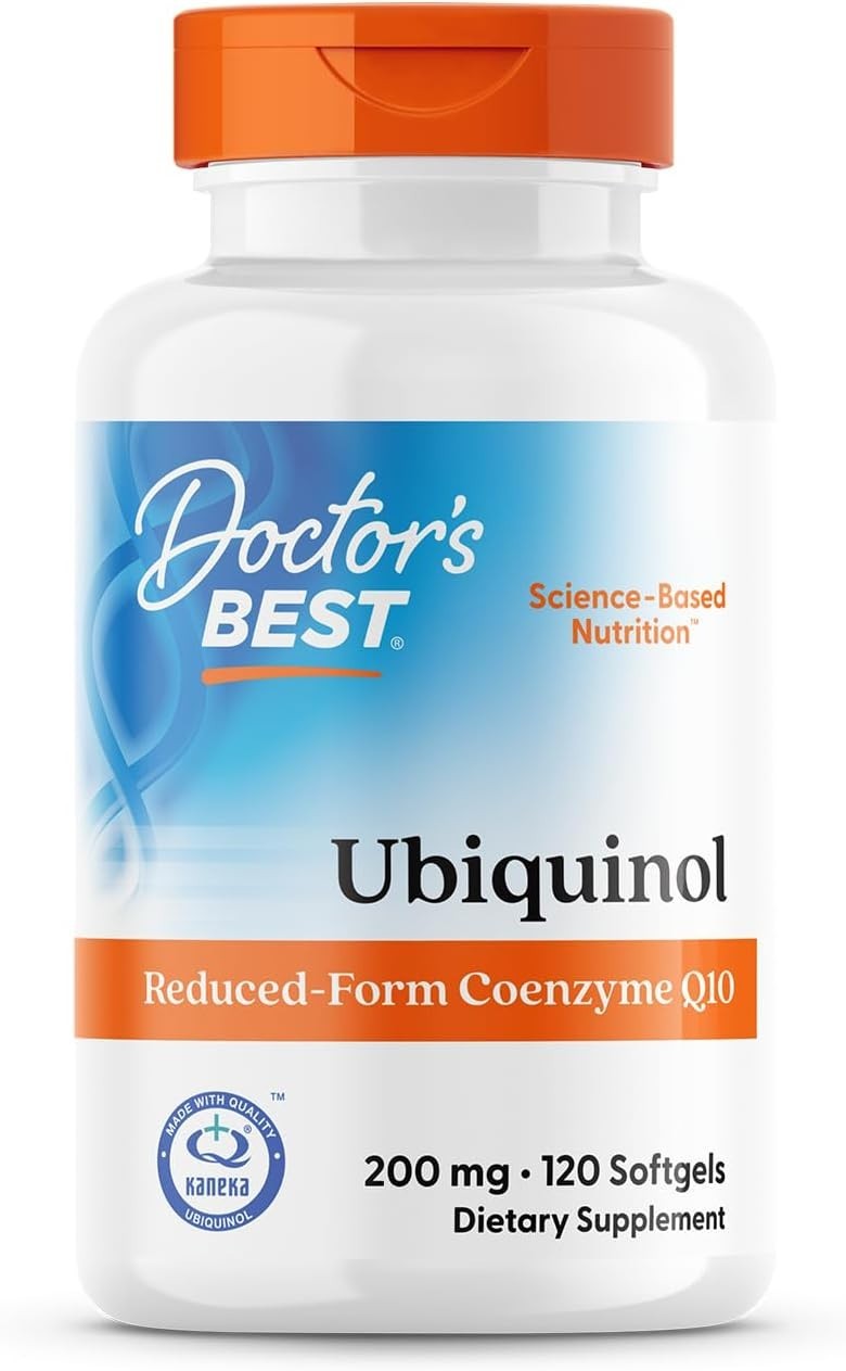 Doctor’s Best Kaneka Ubiquinol 200 mg Supplement Unisex -120 Sg. Exp: 5/2027