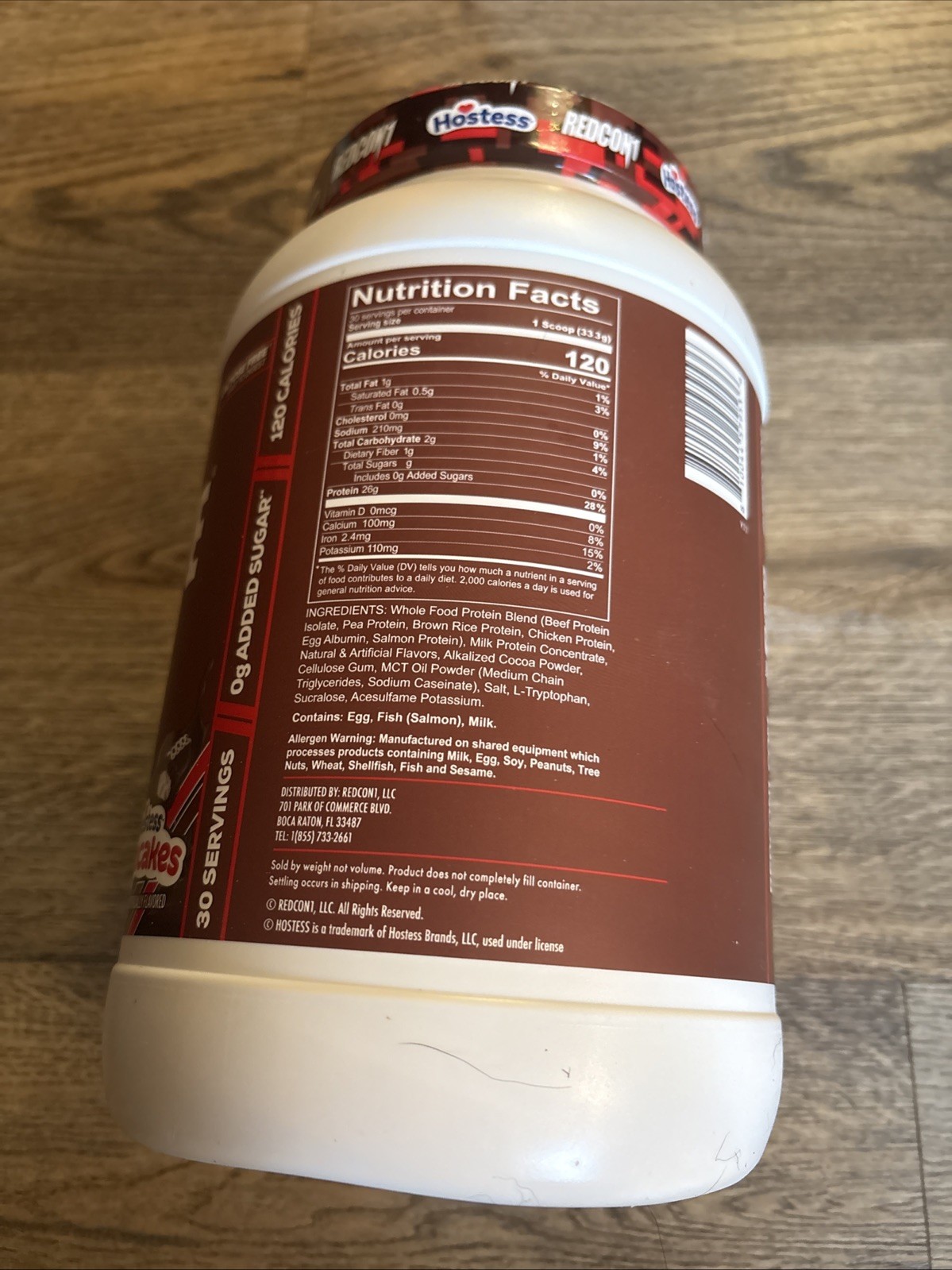 Redcon1 MRE Lite Whole Food Protein Powder Hostess Cupcakes 2.2 lbs 09/2028