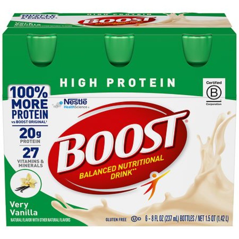 Balanced Nutritional Drink Bottles Very Vanilla 8.0 fl oz