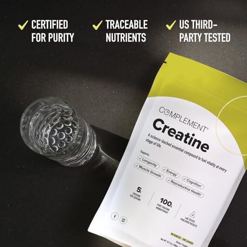 Creatine Monohydrate Micronized Powder 5g 60 Servings Vegan