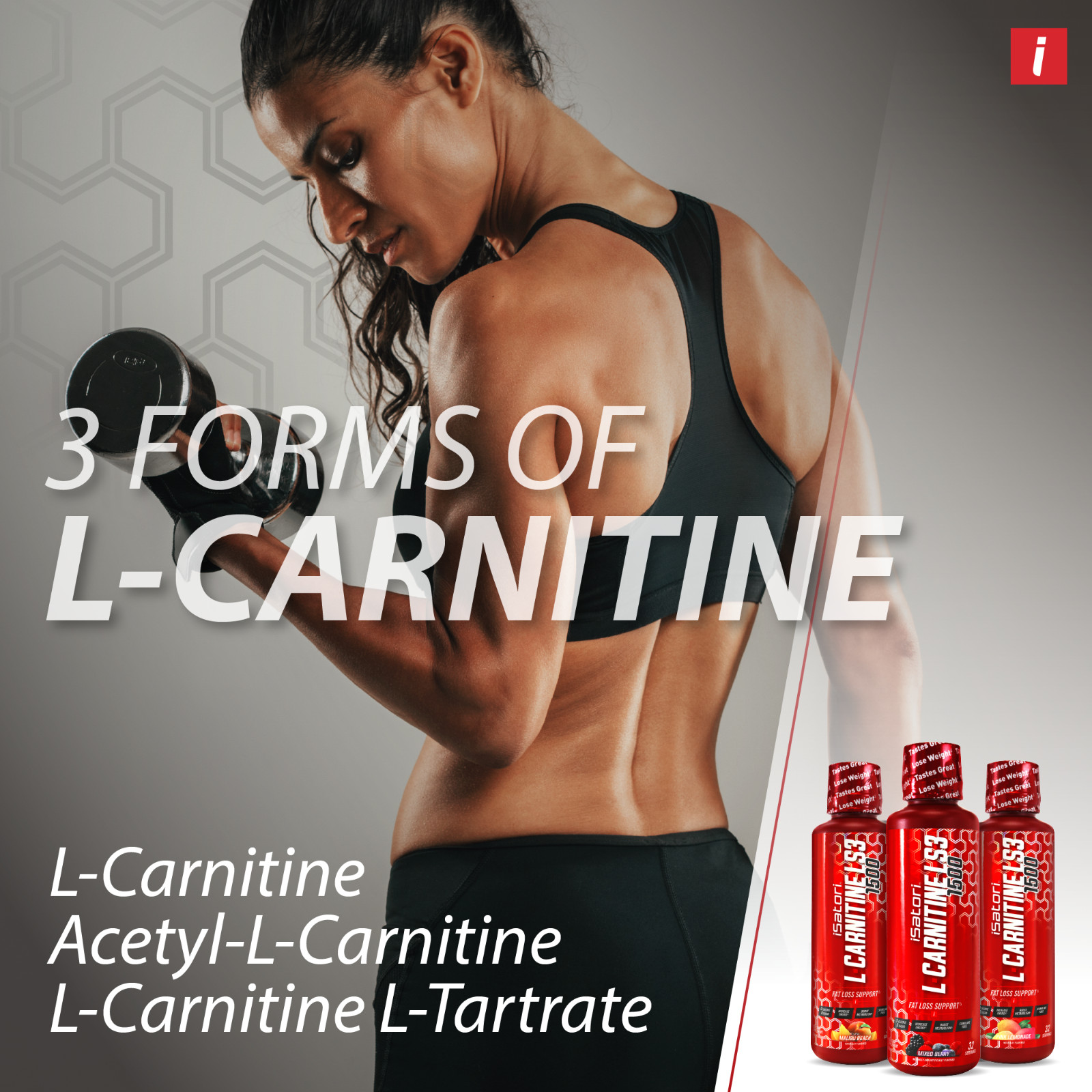L-CARNITINE LS3 1500 Fat Loss – Metabolism – Malibu Beach 1500mg (32 Servings)