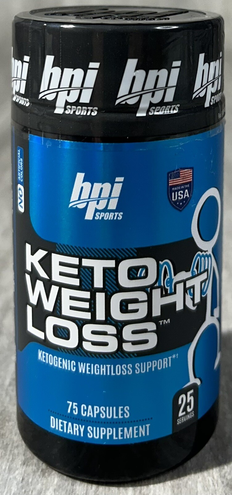 BPI Health Keto Weight Loss Ketogenic Diet Supplement 75 Capsules 11/26