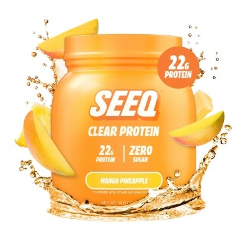 Seeq Clear Protein Powder – Mango Pineapple – 15 Servings – 14.8oz
