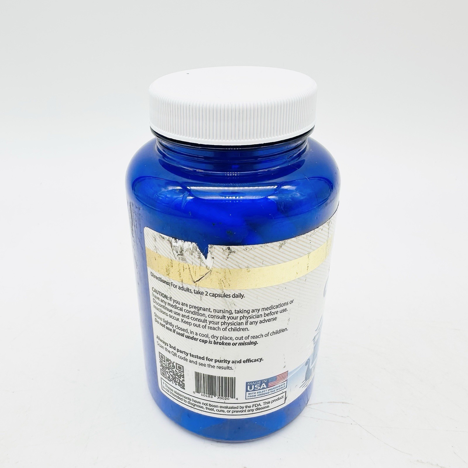 Vykee Nutrition L-Glutamine 120 Capsules for Muscle Recovery 1500mg Exp 07/27