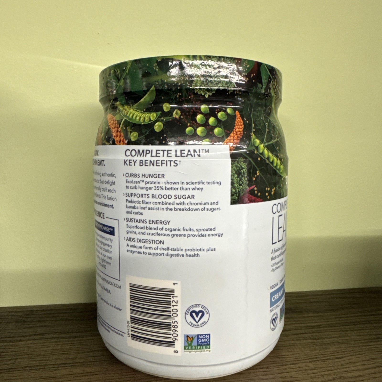 Complete Lean, Creamy Vanilla Bean, 14.82 oz (420 g)