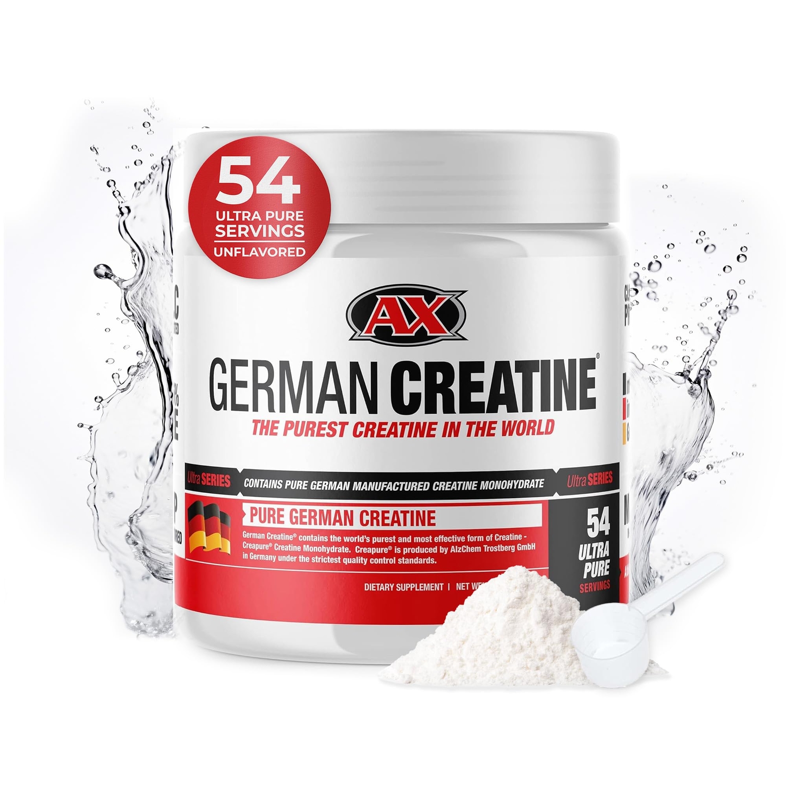 German Creatine – Micronized Creatine Monohydrate Powder 99.99% Pure Creapure…