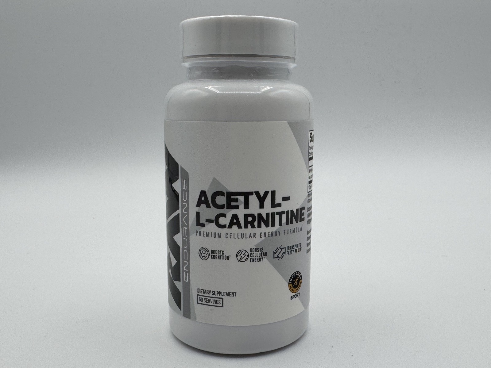 Raw Nutrition Acetyl L-Carnitine Premium Cellular Energy 60 pills, New, Sealed