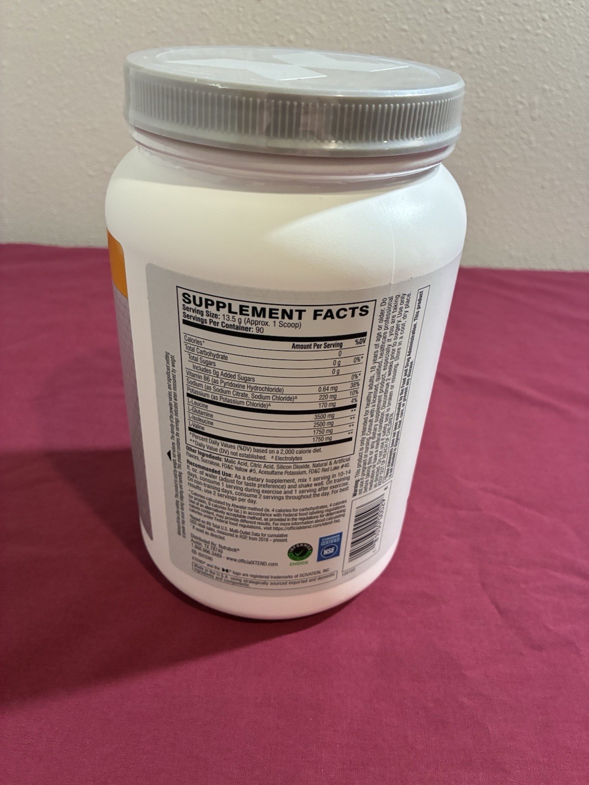 XTEND Original BCAA Powder, Muscle Recovery, Mango Madness 90 Servings EXP: 9/27