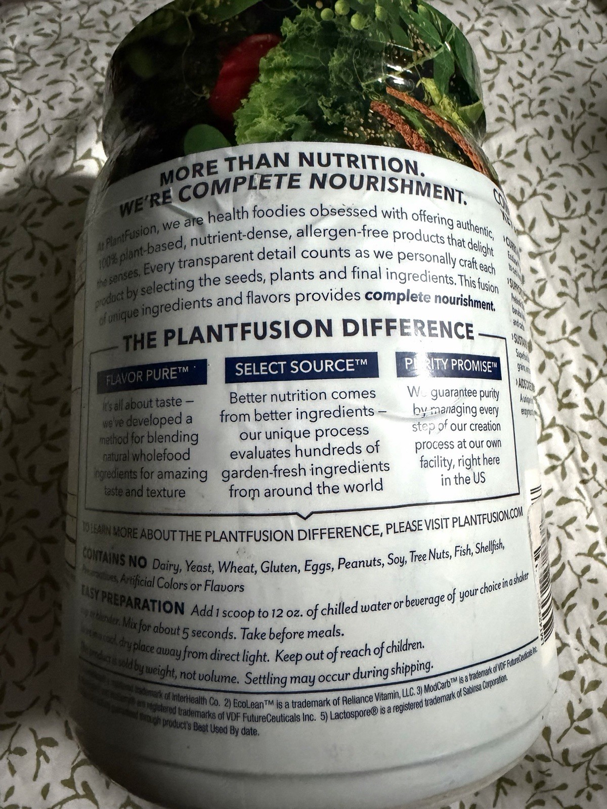 PlantFusion Complete Lean Chocolate Brownie 14.82 oz – Exp 04/2027