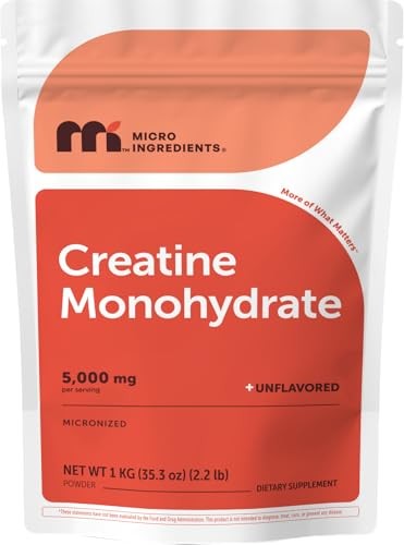 Creatine Monohydrate Powder 500g Micronized Unflavored Vegan Keto