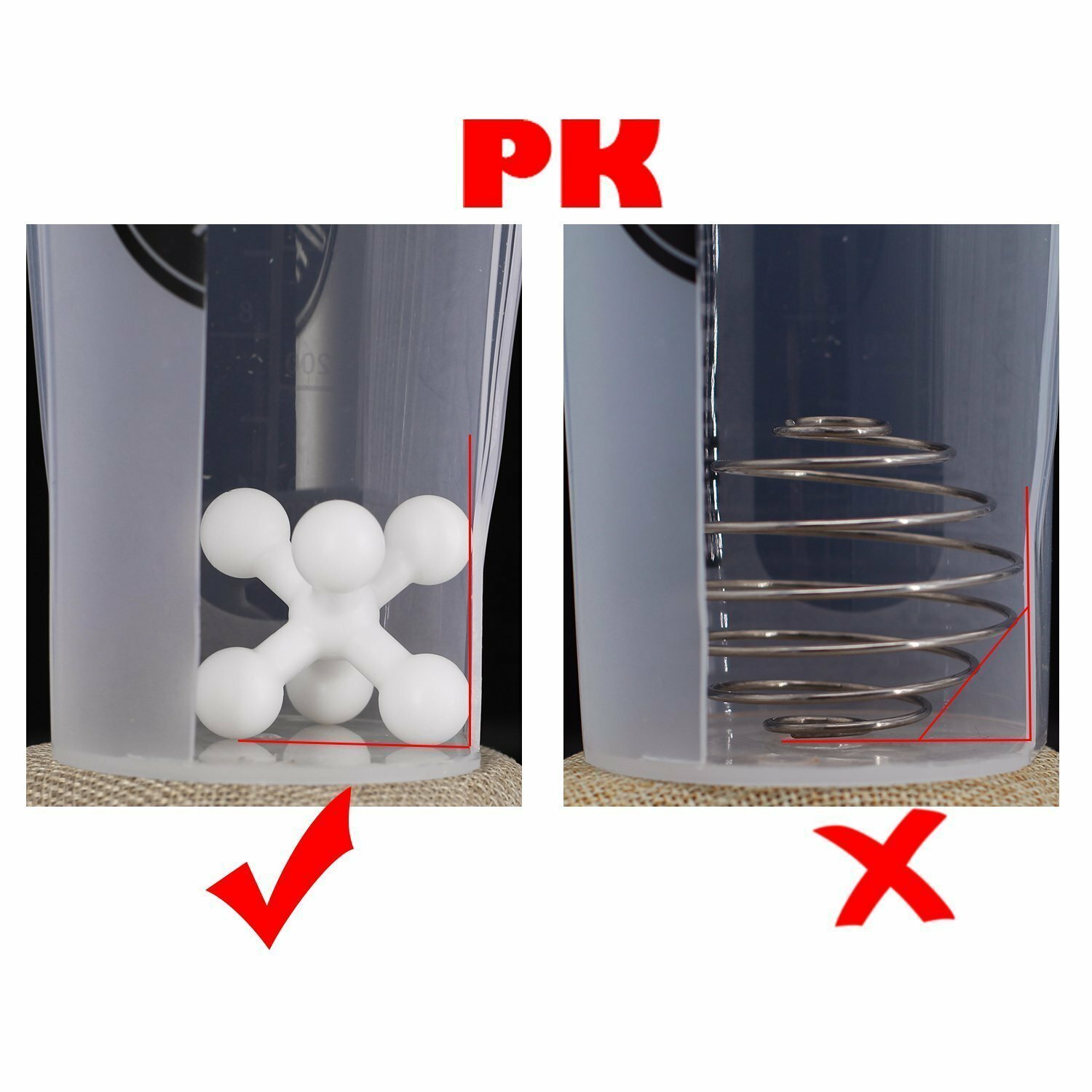5 Pack Shaker Ball Powerful Mixing Ball For Stir Mix Shake Powder Drinks