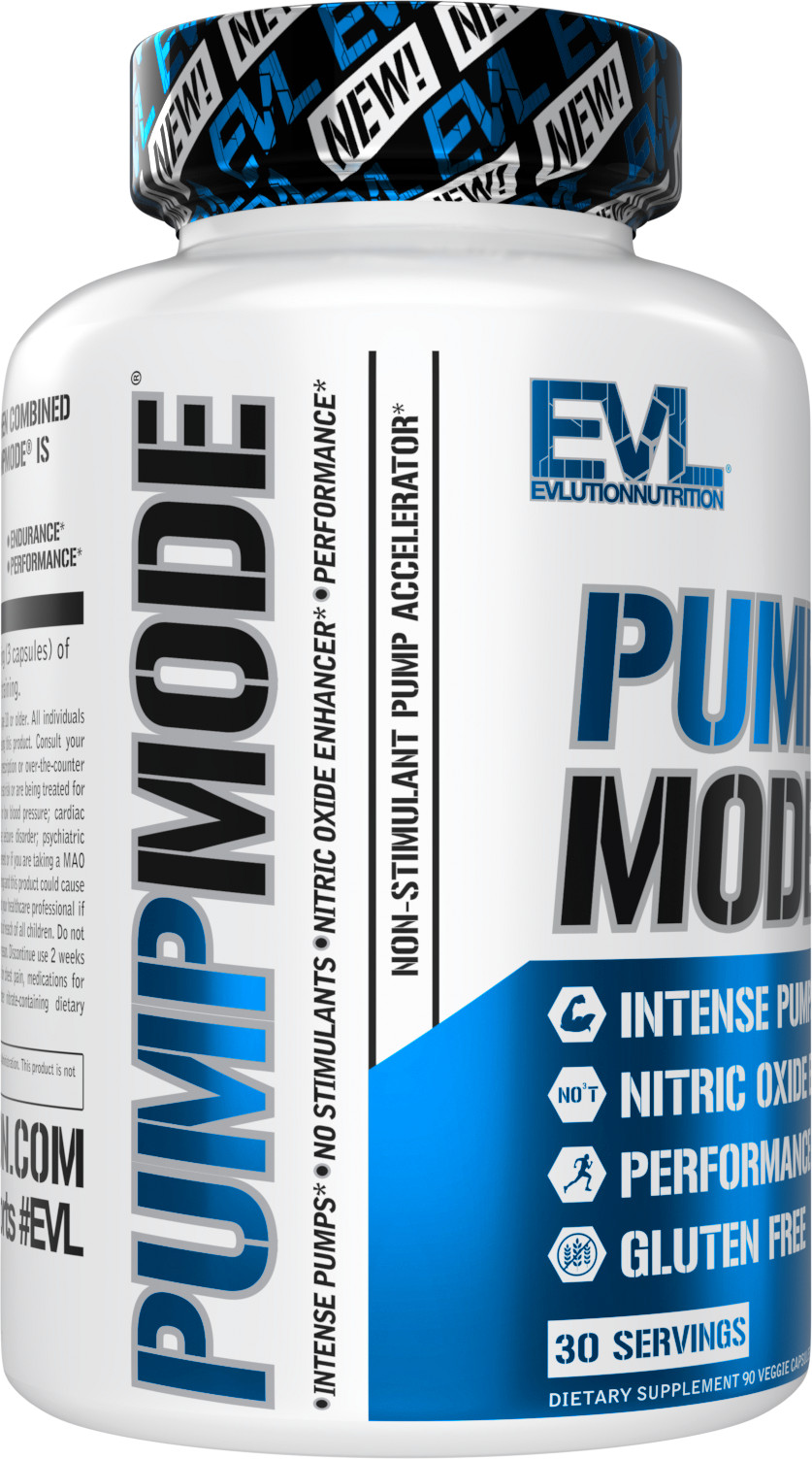 Evlution Nutrition PumpMode – Nitric Oxide Supplement Pre Workout – 30 Servings