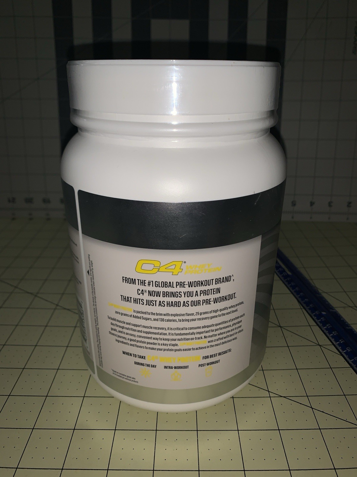 C4 Pro Whey Protein Powder,Vanilla Bean Flavor, 25g of Protein, 18 Servings. New