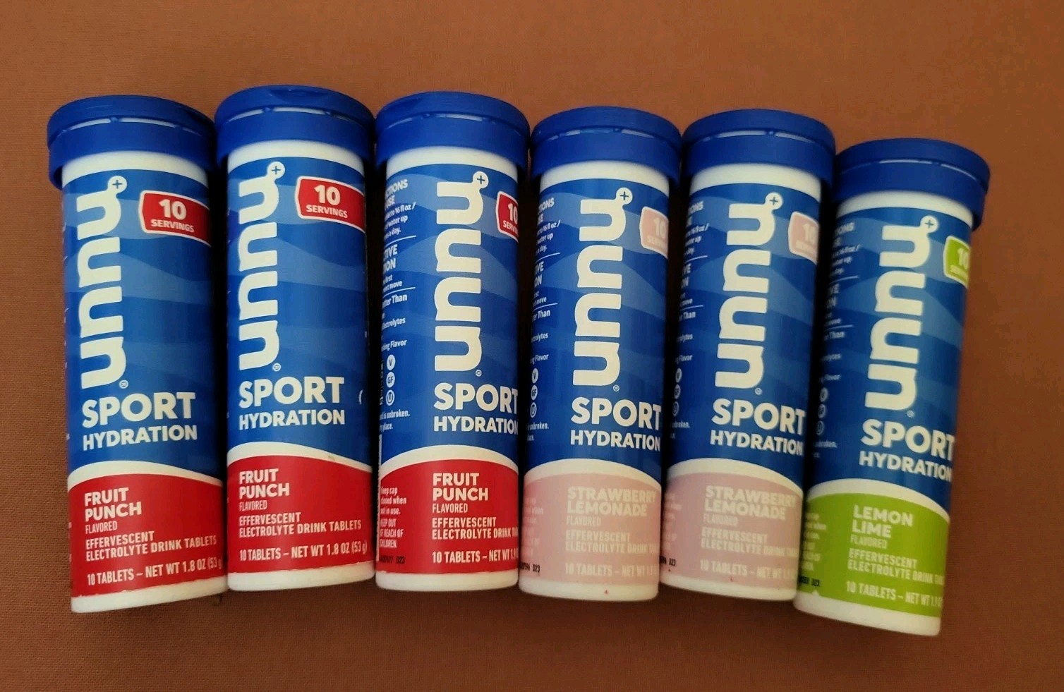 6 Nuun Sport Hydration Assorted Lot (10 Tabs Each) -EXP: 11/26+