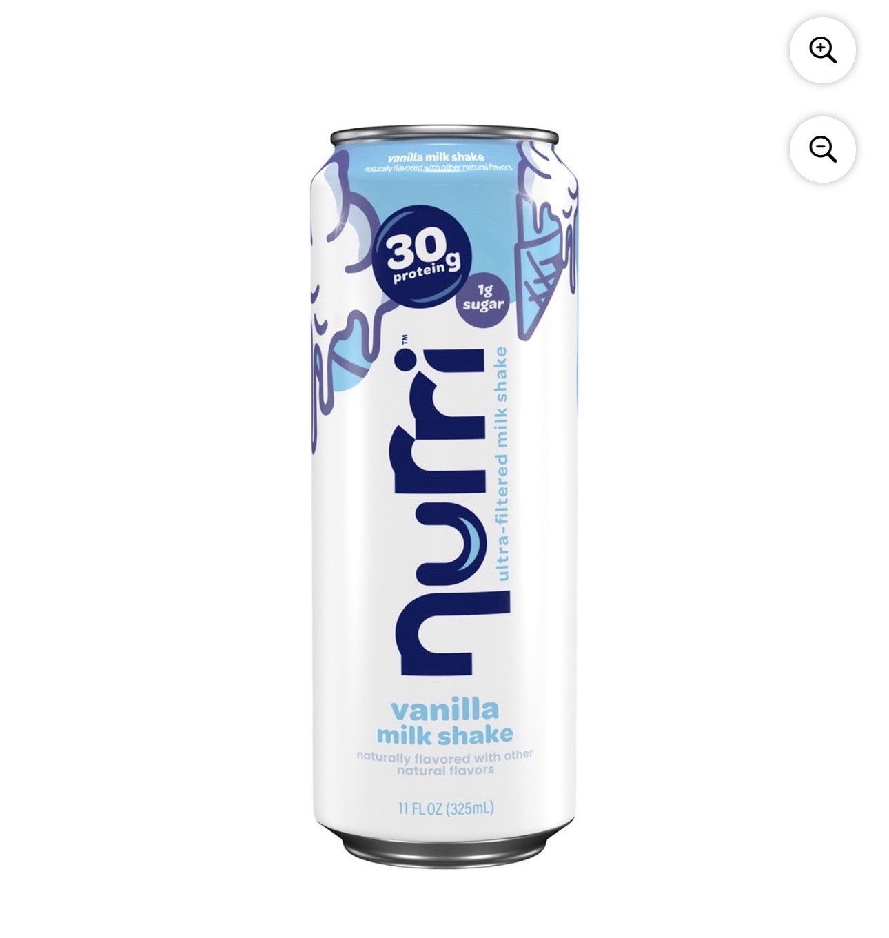 nurri Ultra-Filtered Vanilla Milk Shake 30g Protein Lactose-Free 12pk 11oz