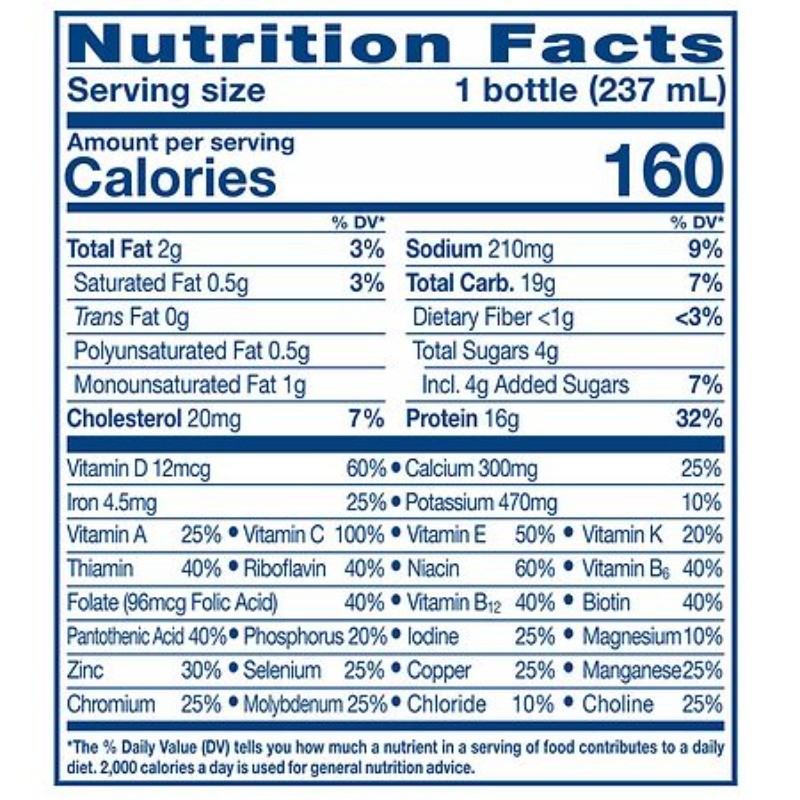 Nutrition Shake Milk Chocolate 8.0 fl oz