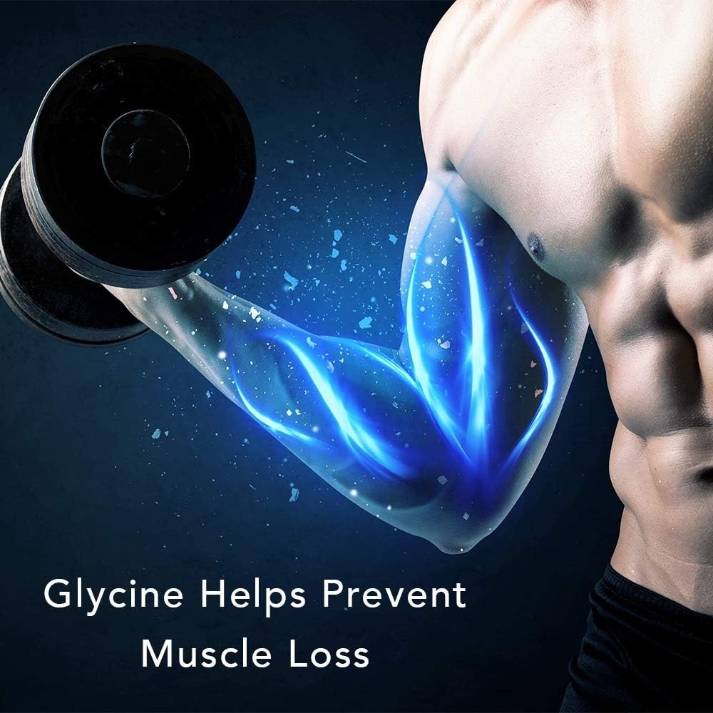 Glycine Powder 2 lbs – Promotes Restful Sleep, Muscle Energy and Strength, Me…