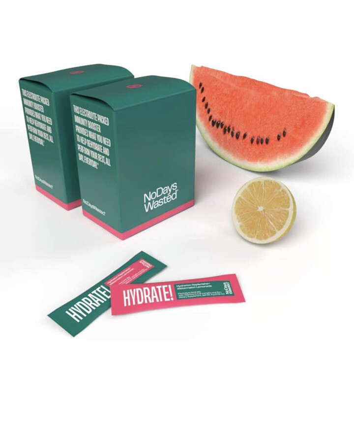 Replenisher Hydrating Mix Watermelon Lemonade 30 No Days Wasted