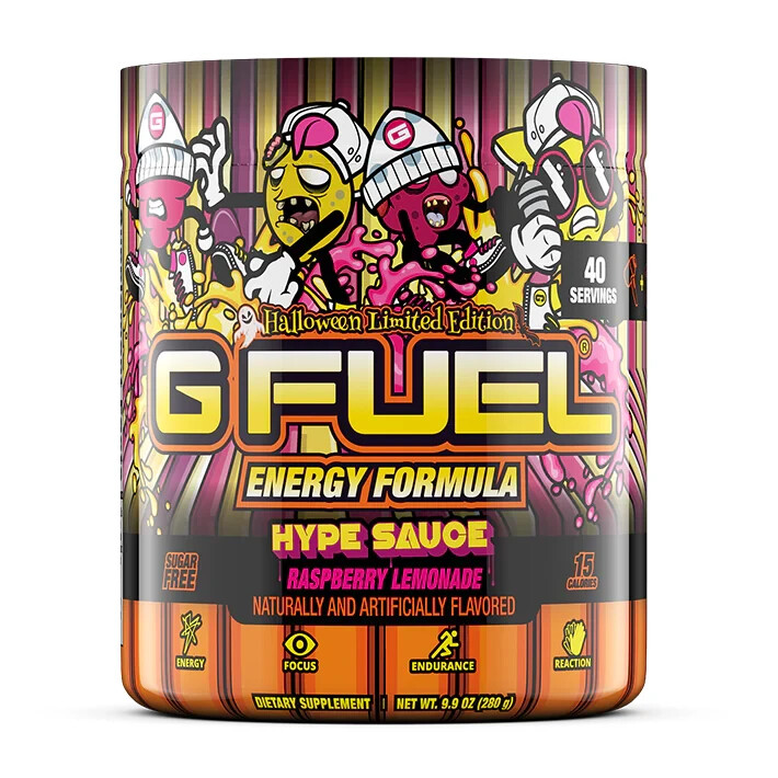 G Fuel Hype Sauce Halloween Edition GFuel 40 Servings