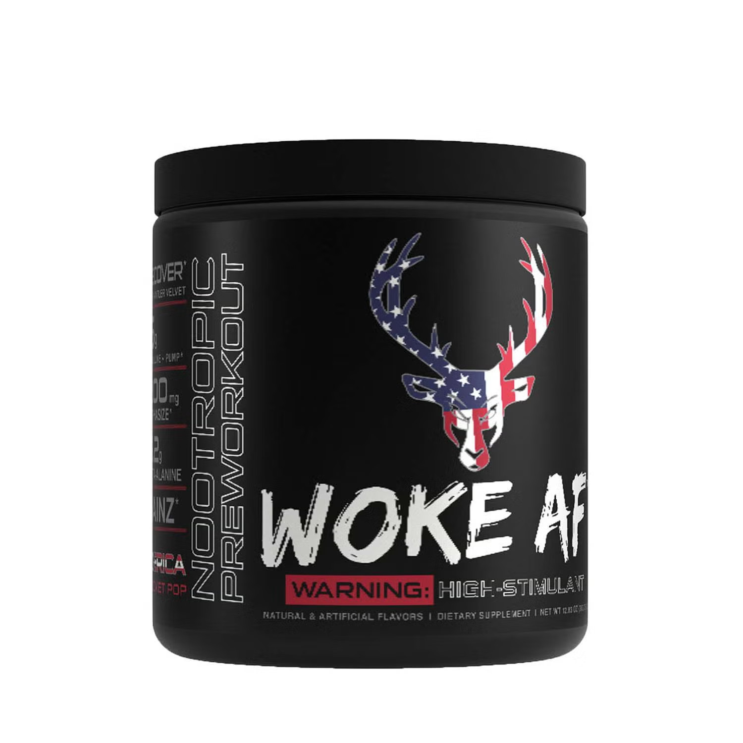Bucked Up Woke AF Pre Workout Energy 30 servings Expire 02/2027