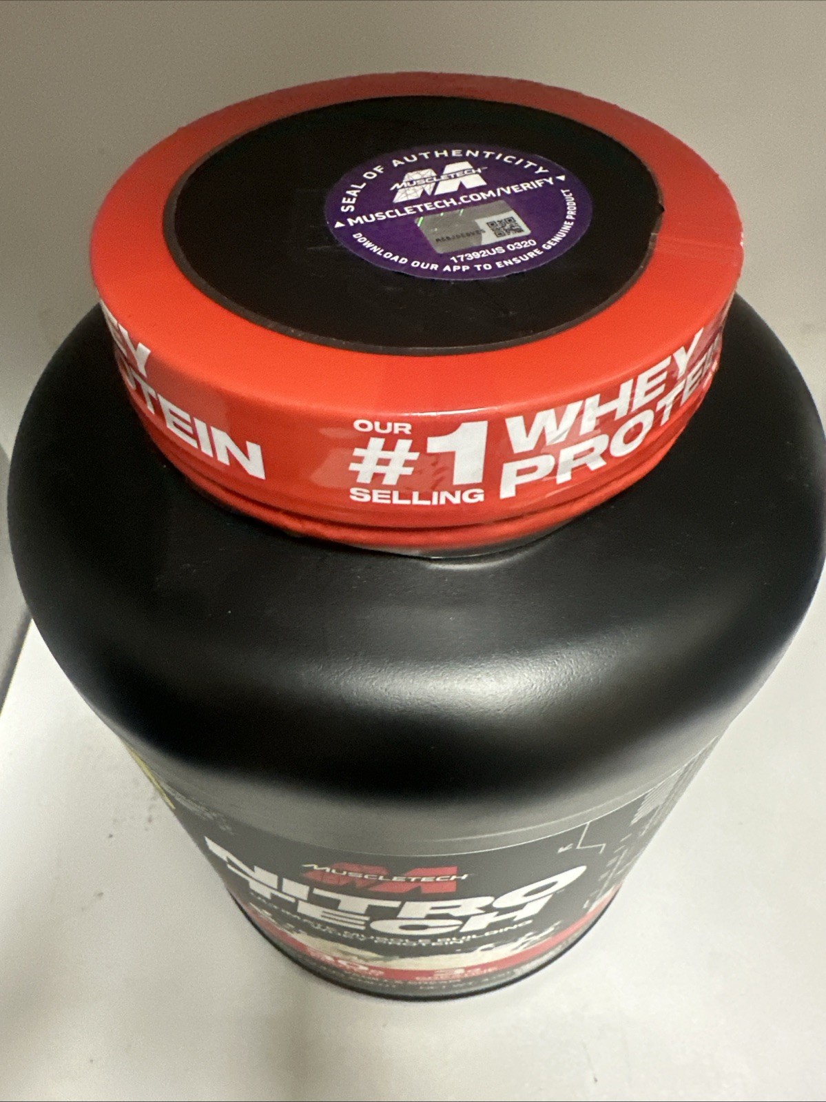 MuscleTech Nitro-Tech Whey Protein, Vanilla Cream, 4 lb, 30g Protein