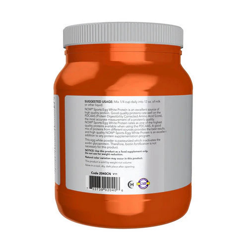 Eggwhite Protein Powder 1.2 Lb By Now Foods