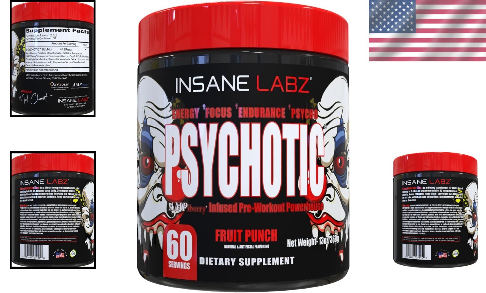 DMAE Pre-Workout Supplement 60 Servings”