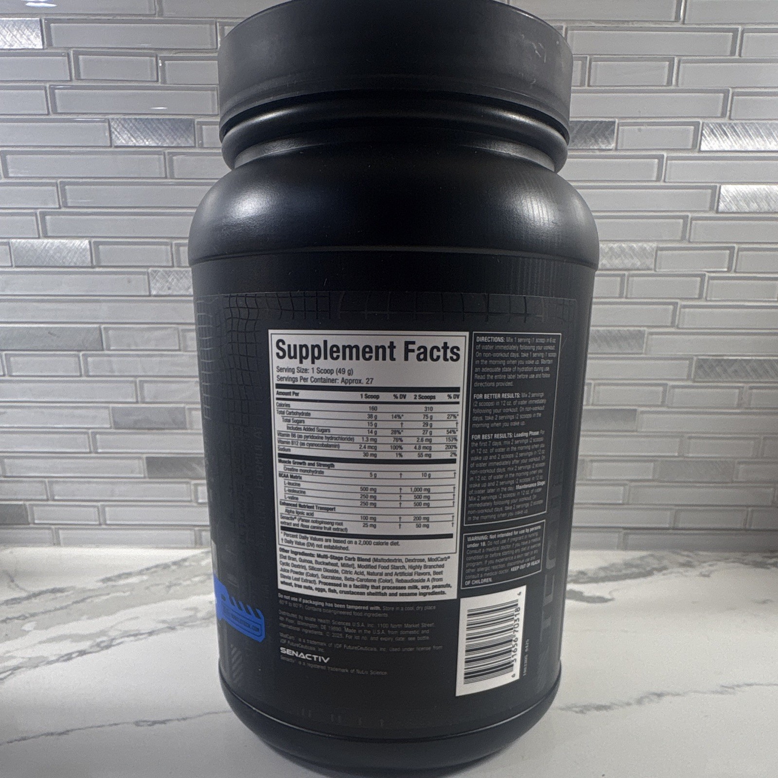 BRAND NEW*MuscleTech Cell-Tech Creatine Max Strength Powder, Fruit Punch 2.90 lb