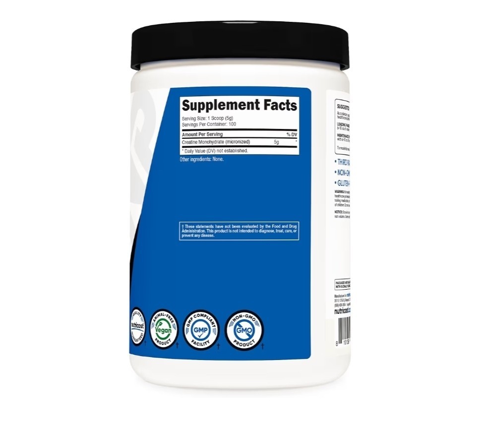 Nutricost Creatine Monohydrate 300 G Powder 60servings – EXP 07/2028
