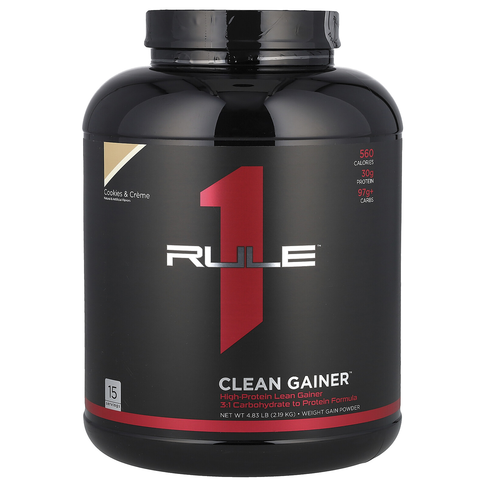 Clean Gainer™, Cookies & Cream, 4.83 lb (2.19 kg)
