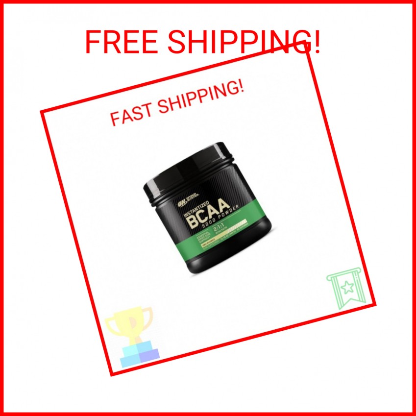 Optimum Nutrition Instantized BCAA Powder, Unflavored, Keto Friendly Branched Ch
