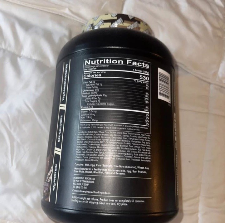 MRE, Whole Food Protein, Oatmeal Chocolate Chip, 7.16 lb (3,250 g)