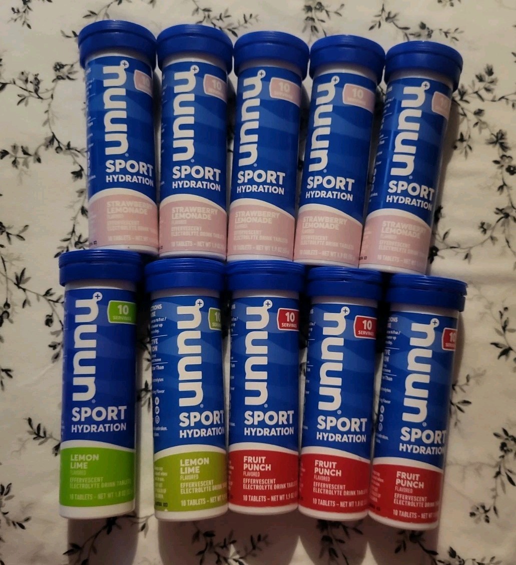 10 Nuun Sport Hydration Assorted Lot (10 Tabs Each) -EXP: 11/26+