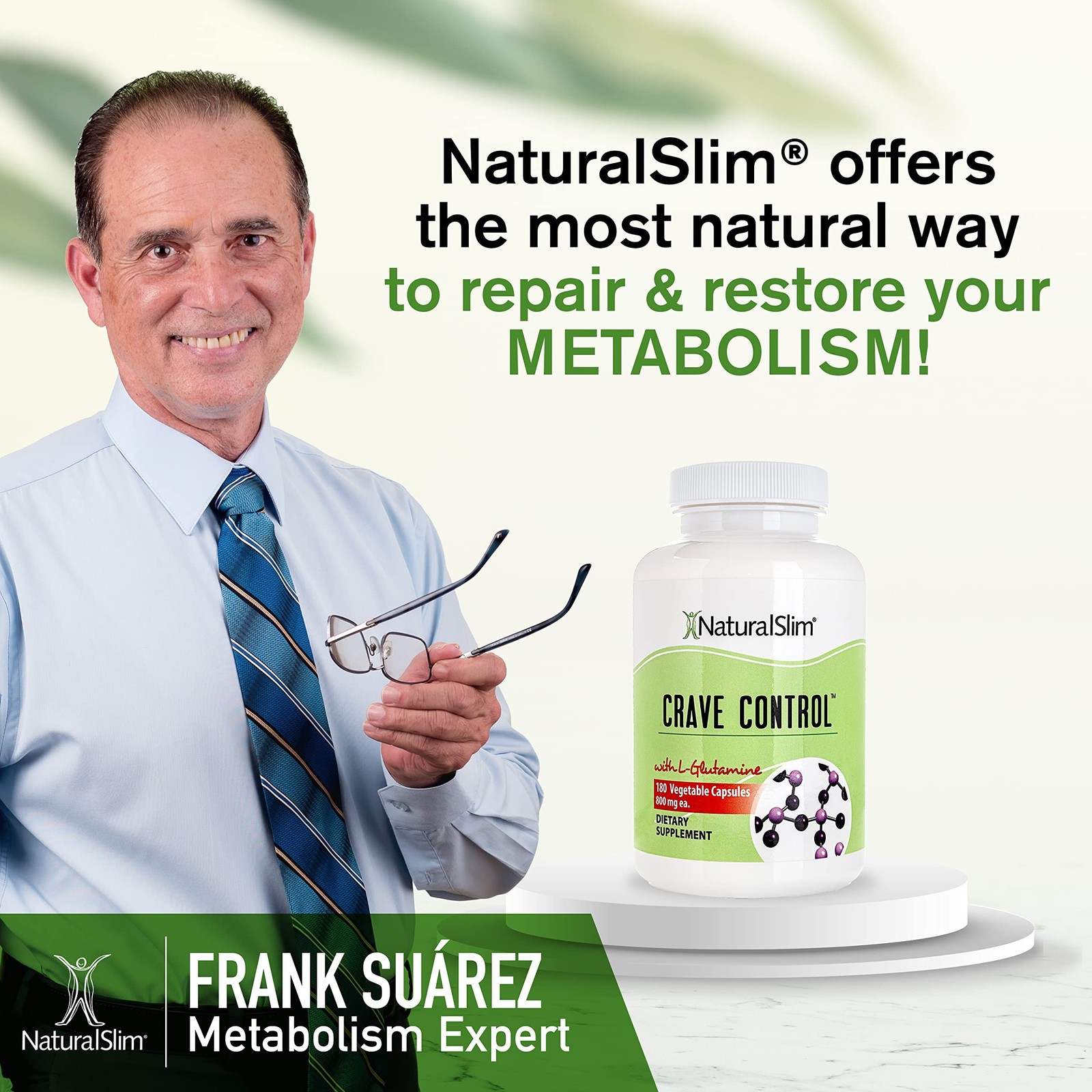 NaturalSlim Crave Control – Sugar Craving & Appetite Suppressant Supplement