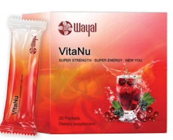 Wayal VitaNu Super Energy Nutrients Super Strengthen Immune System 20 Sticks NEW