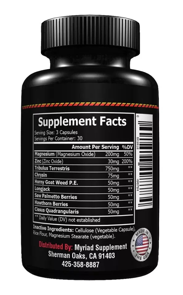 Testosterone Booster For Men Male Enhancement Estrogen Blocker Test Boost Pills