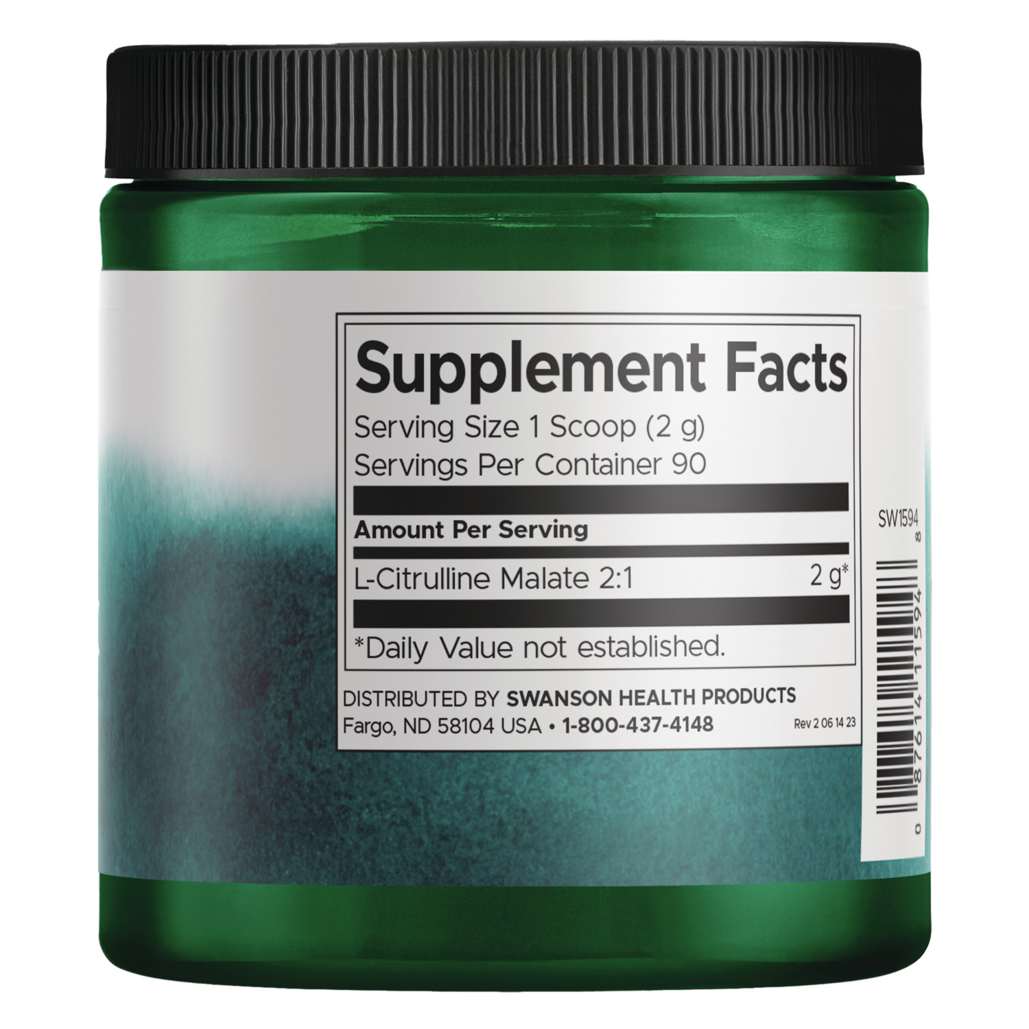 Swanson L-citrulline Malate Complex 6.35 oz Powder