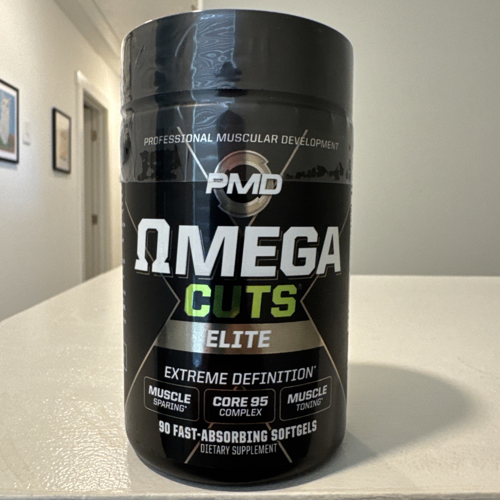 Omega Cuts Elite- Omega Fatty Acids & CLA for Muscle & Definition – 90 Softgels