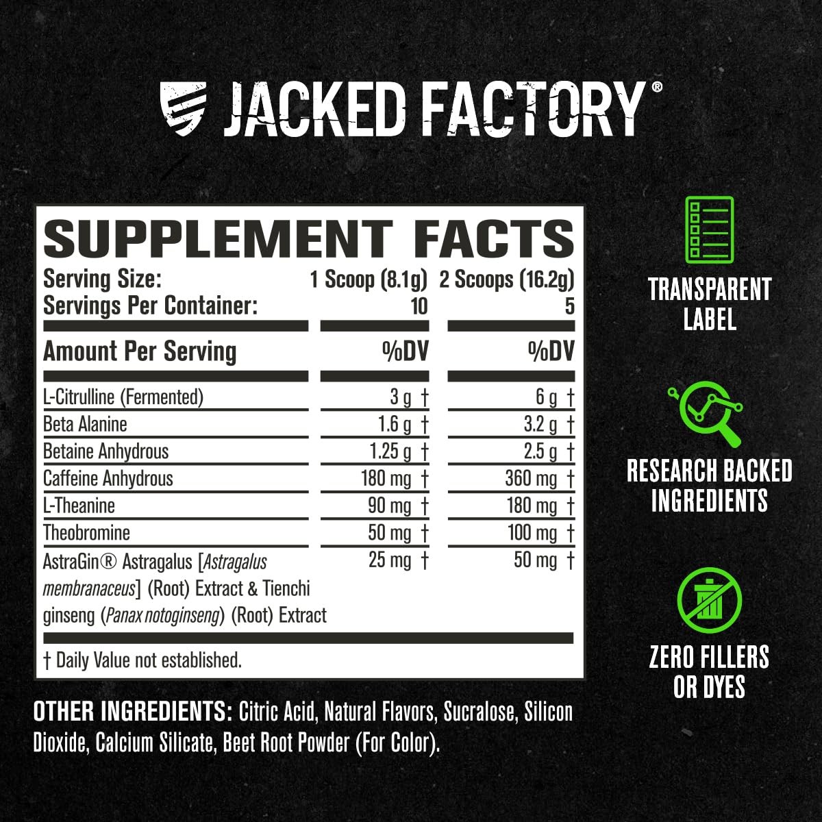 Pre Workout Powder Energy Focus Pump Strength Beta Alanine Booster Pre Entreno