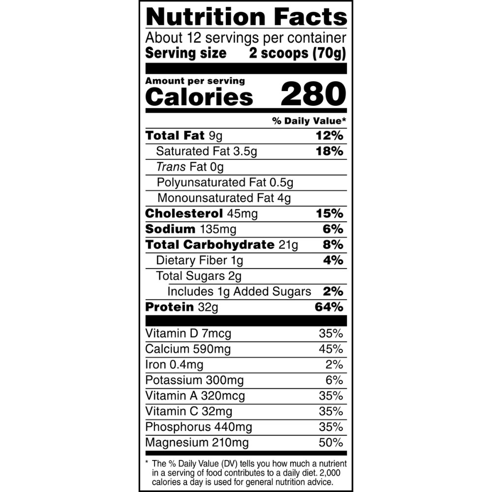 (2 Pack) Muscle Milk Genuine Protein Powder, Vanilla, 32g Protein, 1.9lb, 30.9oz